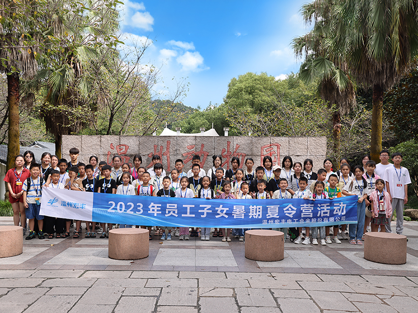 温州宏丰2023年员工子女暑期夏令营活动圆满结束！