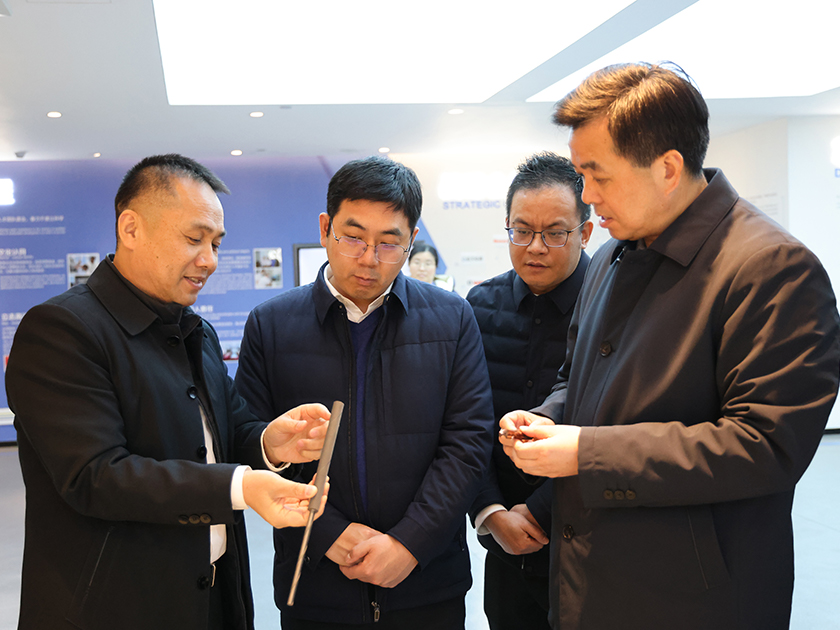 洞头区委书记郭云强一行莅临温州宏丰参观调研